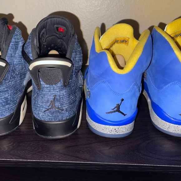 Jordan 5 Laney Retro and Jordan 6 Denim Retro
